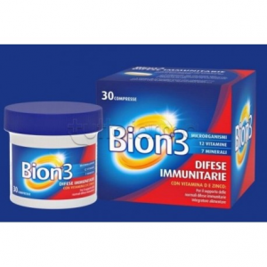 Bion 3 Difese Immunitarie con Vitamina D e Zinco 30 compresse