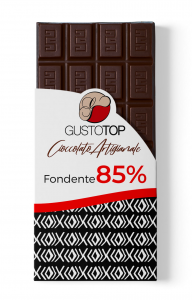 Tavoletta di Cioccolato fondente al 85% confezione da 80 gr