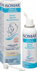  ISOMAR Naso e Orecchie Spray Igiene Quotidiana 100 ml-Acqua di mare isotonica
