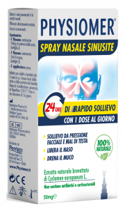 Physiomer Spray Nasale Sinusite 24 ore Rapido Sollievo 50 mg