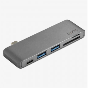 QDOS PowerLink Side Mini USB-C Hub for MacBook Pro 13