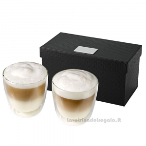 2 Tazze da Caffe' in scatola regalo 17.5x9.5x9 cm - Idea Regalo