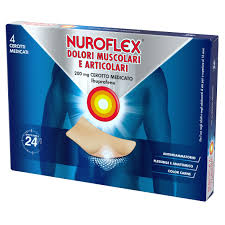 Nuroflex 4 cerotti medicati 200mg 24h