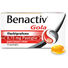 Benactiv Gola Limone Miele 16 pastiglie