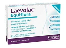 Laevolac Equiflora 20 compresse masticabili senza glutine