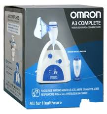 Omron A3 Complete Nebulizzatore a compressione con Doccia Nasale Inclusa