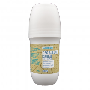 EcoDeodorante Roll On allume di potassio neutro 75 ml