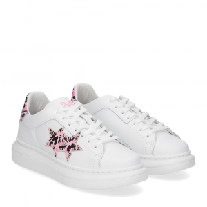 2Star Elettra 013 sneaker bianco maculato rosa