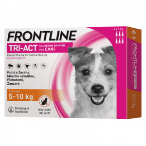 FRONTLINE TRI-ACT SPOT-ON 5-10 KG. 3x1 ML.