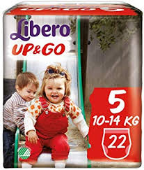 LIBERO UP&GO 5  10-14kg x22pz
