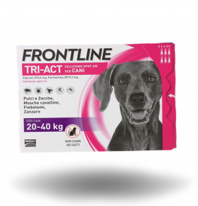 FRONTLINE TRI-ACT per cani da 20-40Kg  6 pipette