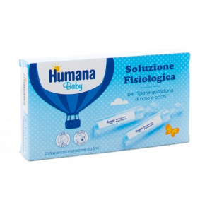 Humana Baby Soluzione Fisiologica monodose 20 flaconcini da 5 ml