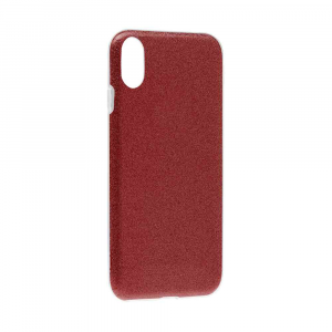 Aiino - Custodia Glitter per iPhone X / Xs - rosso