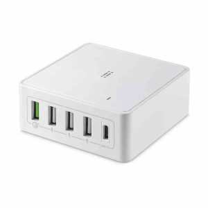 Charging Station con Type-c PD + QC 3.0 + 3 USB - 60W Max - EU plug