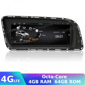 ANDROID navigatore per Audi Q5 2009-2016 MMI 3G 8.8 pollici GPS WI-FI Bluetooth MirrorLink Octa Core 4GB RAM 64GB ROM 4G LTE