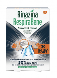 Rinazina Respirabene Cerottino Extra Forte 30 Pezzi