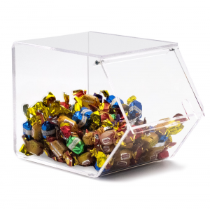 Contenitore caramelle in plexiglass trasparente