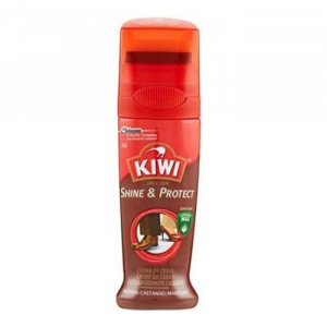 Kiwi Shine & Protect Brown Liquid Shoe Cream