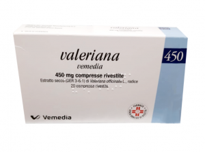 Valeriana Vemedia 20 Compresse Rivestite 450 mg