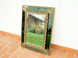 Specchio vintage decorato