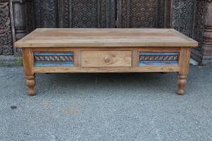 Tavolino da salotto in legno di teak indonesiano