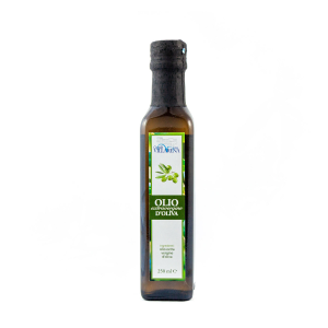 Extra virgin olive oil in bottle