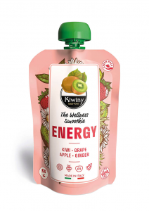 Kiwiny Energy Smoothie (6 pz) - Frullato kiwi, mela e zenzero 