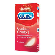 Profilattico Durex  Contatto Comfort 4 profilattici
