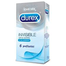 Profilattici Durex - Invisible Profilattici 6 pz