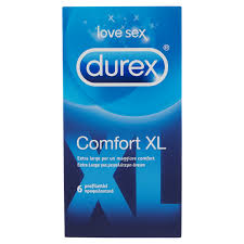 Profilattico Durex Comfort XL Profilattici Preservativi forma easy-on extra large 