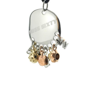 Collana donna Miss Sixty. Medaglia con charms.