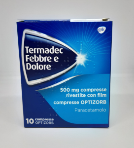 Termadec Febbre e Dolore 500mg Paracetamolo 10 Compresse