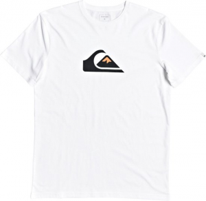 T-Shirt QuikSilver Comp Logo White