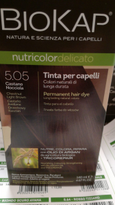 Biokap Nutricolor Delicato tinta per capelli 5.05 castano nocciola