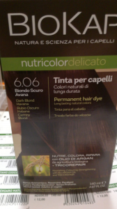 Biokap Nutricolor Delicato tinta per capelli 6.06 Biondo Scuro Avana
