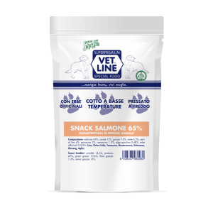 VET LINE - Cane Snack Salmone 80 gr