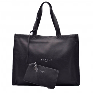 Gaelle BORSA si presenta con applicazioni e tracolla. 