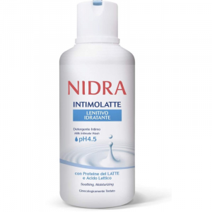 NIDRA detergente intimo latte lenitivo idratante ph 4.5 500ml