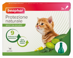 Beaphar - Protezione Naturale - Spot-on Gattino 3 pipette 