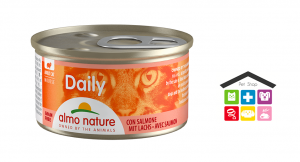 Almo Nature Daily Mousse con Salmone 0,85g
