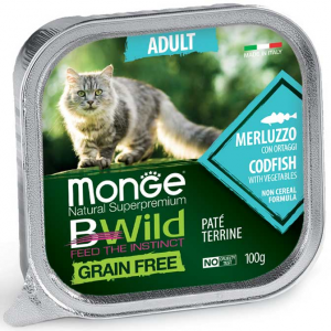 Monge Bwild gatto Paté terrine vari gusti – Adult 100gr