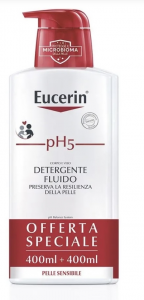 Eucerin ph5 detergente fluido 400ml+400ml