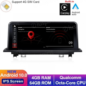 ANDROID 10 navigatore per BMW X1 F48 BMW X2 F39 Sistema originale EVO CarPlay Android Auto 10.25 pollici 4GB RAM 64GB ROM Bluetooth WI-FI GPS 4G LTE