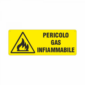 Cartello Pericolo gas infiammabile