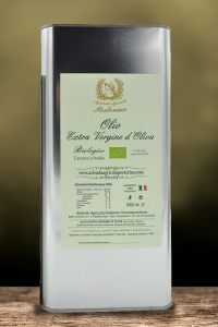 Olio biologico  extra vergine d'oliva 100% Ita  lt 5