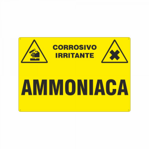 Cartello Ammoniaca