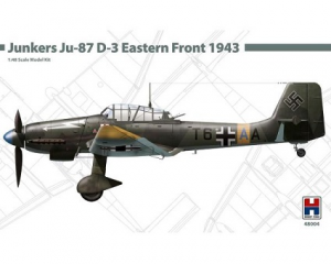 Hobby 2000: 1/48; Junkers Ju-87 D-3 Eastern Front 1943 ( Hasegawa + Cartograf )