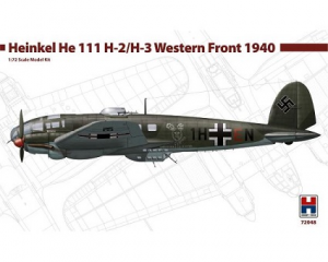 Hobby 2000: 1/72; Heinkel He-111 H-2/H-3 Western Front 1940 ( Hasegawa + Cartograf )