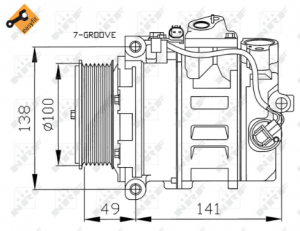 Compressore Aria Condizionata Per Mercedes Cls Classe E Classe S
