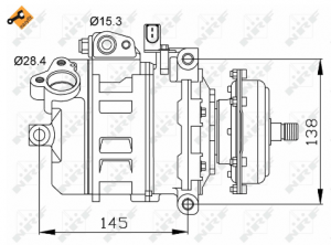 Compressore Aria Condizionata Per Vw Multivan Phanton Touareg